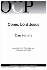 Come Lord Jesus SAB choral sheet music cover